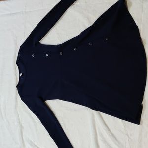 Navy Dress Long Sleeve 11-12